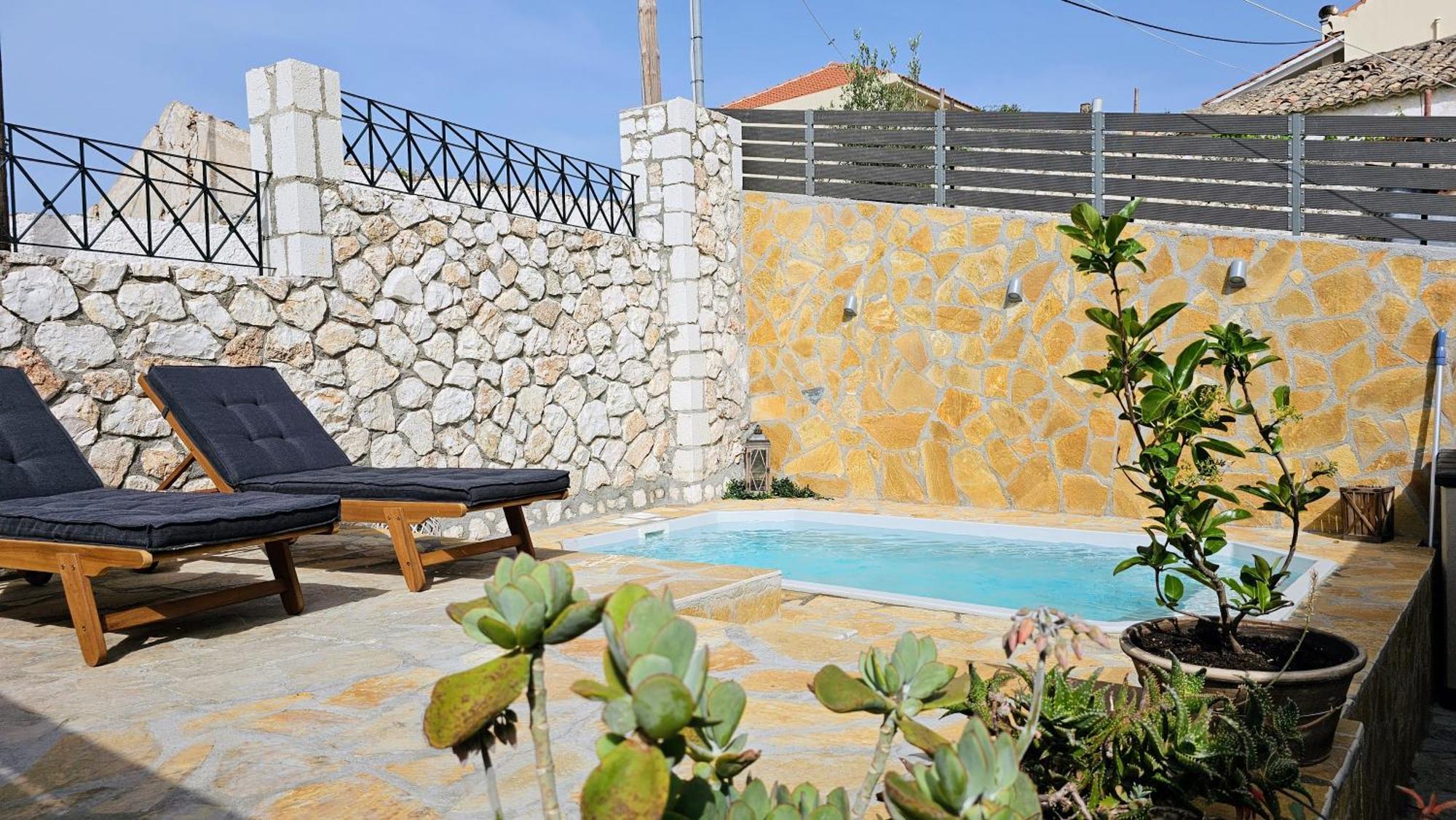 Villa Apoplous With Pool Asos Exteriör bild