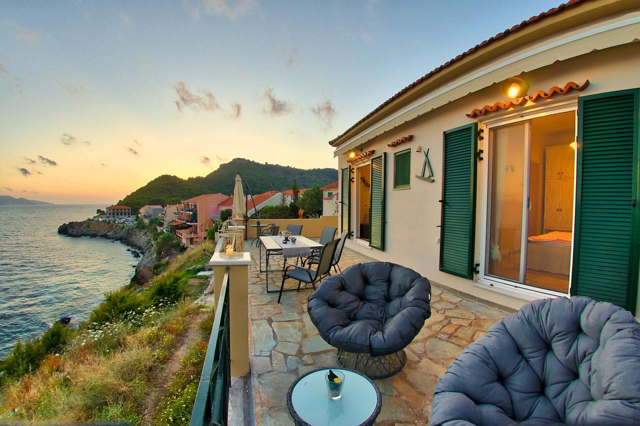 Villa Apoplous With Pool Asos Exteriör bild